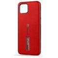 Husa Spate Hard Case Stand pentru iPhone 12 Mini Rosu