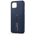 Husa Spate Hard Case Stand pentru iPhone 12 Albastru