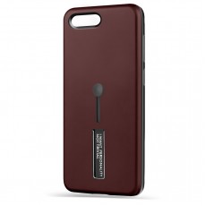 Husa Spate Hard Case Stand pentru iPhone 7 Plus Maro