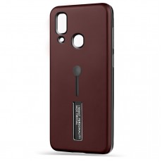 Husa Spate Hard Case Stand pentru Samsung A20e - Maro Husa Spate Hard Case Stand pentru Samsung A20e - Maro