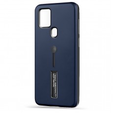 Husa Spate Hard Case Stand pentru Samsung A21s - Albastru