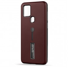 Husa Spate Hard Case Stand pentru Samsung A21s - Maro