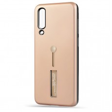 Husa Spate Hard Case Stand pentru Samsung A50 - Gold Husa Spate Hard Case Stand pentru Samsung A50 - Gold