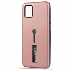 Husa Spate Hard Case Stand pentru Samsung A71 - Rose Husa Spate Hard Case Stand pentru Samsung A71 - Rose
