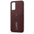 Husa Spate Hard Case Stand pentru Samsung Galaxy Note 20 - Maro