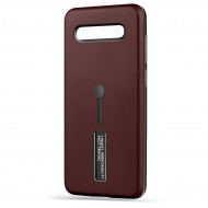 Husa Spate Hard Case Stand pentru Samsung Galaxy S10 - Maro