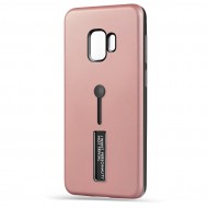 Husa Spate Hard Case Stand pentru Samsung S9 - Rose