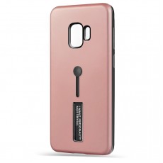 Husa Spate Hard Case Stand pentru Samsung S9 - Rose Husa Spate Hard Case Stand pentru Samsung S9 - Rose