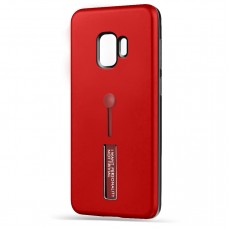 Husa Spate Hard Case Stand pentru Samsung S9 - Rosu Husa Spate Hard Case Stand pentru Samsung S9 - Rosu