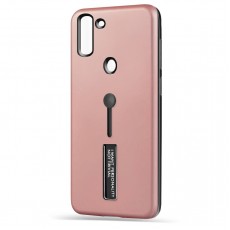 Husa Spate Hard Case Stand pentru Samsung M11 - Rose