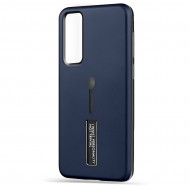 Husa Spate Hard Case Stand pentru Huawei P Smart 2021 - Albastru