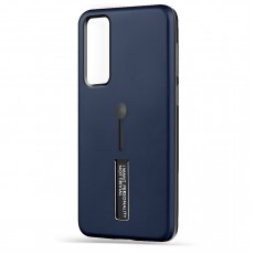Husa Spate Hard Case Stand pentru Huawei P Smart 2021 - Albastru