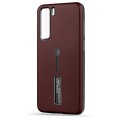 Husa Spate Hard Case Stand pentru Huawei P40 Lite 5G - Maro