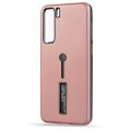 Husa Spate Hard Case Stand pentru Huawei P40 Lite 5G - Rose