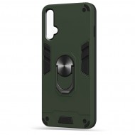 Husa spate Hybrid Case Stand pentru Huawei Nova 5T - Army