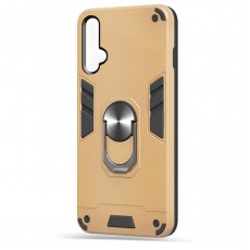 Husa spate Hybrid Case Stand pentru Huawei Nova 5T - Gold Husa spate Hybrid Case Stand pentru Huawei Nova 5T - Gold