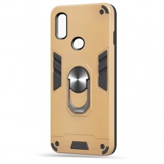 Husa spate Hybrid Case Stand pentru Huawei Y6 2019 - Gold Husa spate Hybrid Case Stand pentru Huawei Y6 2019 - Gold