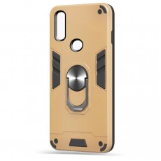 Husa spate Hybrid Case Stand pentru Huawei Y7 Prime 2019 - Gold Husa spate Hybrid Case Stand pentru Huawei Y7 Prime 2019 - Gold