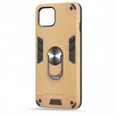 Husa spate Hybrid Case Stand pentru iPhone 11 Pro Max - Gold