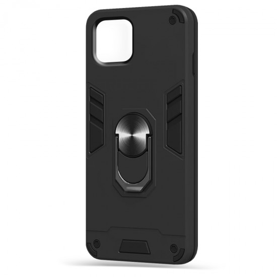 Husa spate Hybrid Case Stand pentru iPhone 11 Pro Max - Negru
