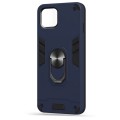 Husa spate Hybrid Case Stand pentru iPhone 12 - Albastru