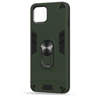 Husa spate pentru iPhone 12 Pro Max - Hybrid Case Stand Army