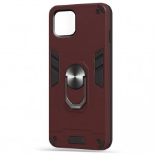 Husa spate Hybrid Case Stand pentru iPhone 11 Pro - Visiniu Husa spate Hybrid Case Stand pentru iPhone 11 Pro - Visiniu