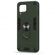 Husa spate Hybrid Case Stand pentru Huawei P40 Lite - Army