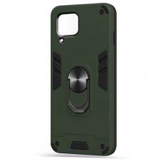 Husa spate Hybrid Case Stand pentru Huawei P40 Lite - Army
