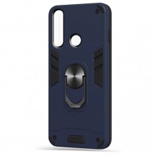 Husa spate Hybrid Case Stand pentru Huawei P40 Lite E - Albastru