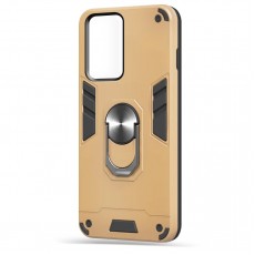 Husa spate Hybrid Case Stand pentru Huawei P40 Pro - Gold