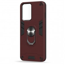 Husa spate Hybrid Case Stand pentru Huawei P40 Pro - Visiniu