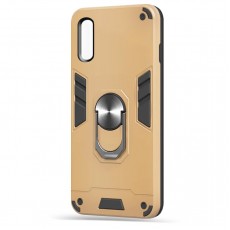 Husa spate Hybrid Case Stand pentru Samsung Galaxy A01 - Gold Husa spate Hybrid Case Stand pentru Samsung Galaxy A01 - Gold