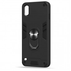 Husa spate Hybrid Case Stand pentru Samsung Galaxy A10 - Negru Husa spate Hybrid Case Stand pentru Samsung Galaxy A10 - Negru