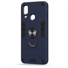 Husa spate Hybrid Case Stand pentru Samsung Galaxy A40 - Albastru Husa spate Hybrid Case Stand pentru Samsung Galaxy A40 - Albastru