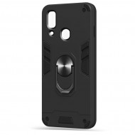 Husa spate Hybrid Case Stand pentru Samsung Galaxy A40 - Negru