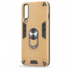 Husa spate Hybrid Case Stand pentru Samsung Galaxy A50 - Gold Husa spate Hybrid Case Stand pentru Samsung Galaxy A50 - Gold