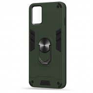 Husa spate Hybrid Case Stand pentru Samsung Galaxy A51 - Army