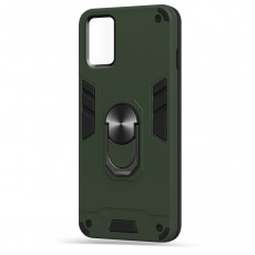 Husa spate Hybrid Case Stand pentru Samsung Galaxy A51 - Army Husa spate Hybrid Case Stand pentru Samsung Galaxy A51 - Army