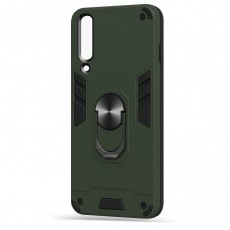 Husa spate Hybrid Case Stand pentru Samsung Galaxy A70 - Army Husa spate Hybrid Case Stand pentru Samsung Galaxy A70 - Army