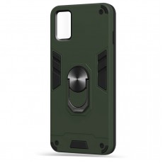 Husa spate Hybrid Case Stand pentru Samsung Galaxy M21 - Army Husa spate Hybrid Case Stand pentru Samsung Galaxy M21 - Army