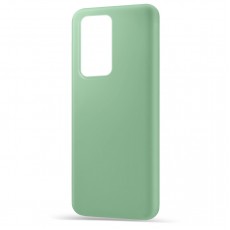 Husa Spate Silicon Line pentru Huawei P40 Pro - Verde