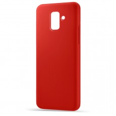 Husa Spate Silicon Line pentru Samsung A6+ 2018 - Rosu Husa Spate Silicon Line pentru Samsung A6+ 2018 - Rosu