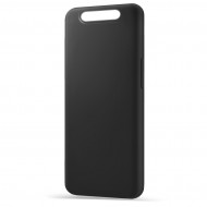 Husa Spate Silicon Line pentru Samsung A80 - Negru