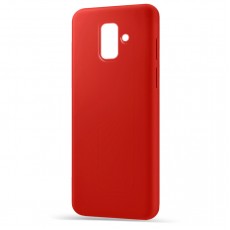 Husa Spate Silicon Line pentru Samsung J6+ 2018 - Rosu Husa Spate Silicon Line pentru Samsung J6+ 2018 - Rosu