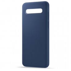 Husa Spate Silicon Line pentru Samsung S10 - Albastru Husa Spate Silicon Line pentru Samsung S10 - Albastru