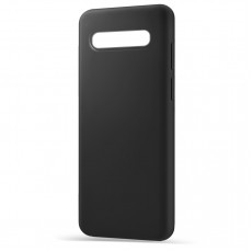 Husa Spate Silicon Line pentru Samsung S10 - Negru Husa Spate Silicon Line pentru Samsung S10 - Negru
