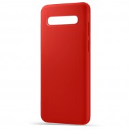 Husa Spate Silicon Line pentru Samsung S10 - Rosu Husa Spate Silicon Line pentru Samsung S10 - Rosu