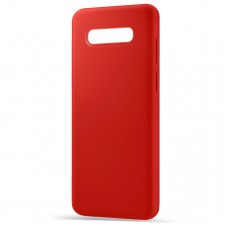 Husa Spate Silicon Line pentru Samsung S10e - Rosu Husa Spate Silicon Line pentru Samsung S10e - Rosu