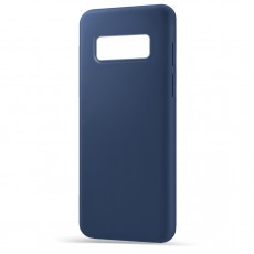 Husa Spate Silicon Line pentru Samsung S8+ - Albastru